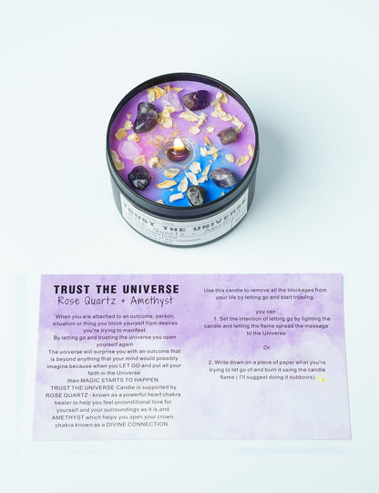 Healing Candles | Manifestation & Chakra Energy – Trust The Universe