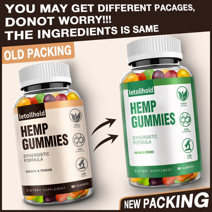 Hemp Gummies Edibles for Sleep – Pure Hemp Oil | Organic & Natural