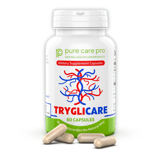 Pure Care Pro Tryglicare | All-Natural Triglyceride Support (60 Capsules) – Vegan & Gluten Free BritishVita | Premium UK Vitamins & Wellness Supplements