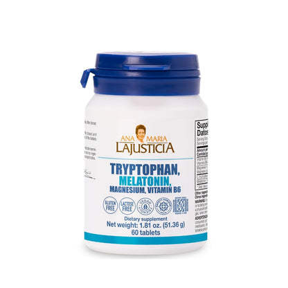 Tryptophan, Melatonin, Magnesium & Vitamin B6 - 60 Tabs | Ana María Lajusticia