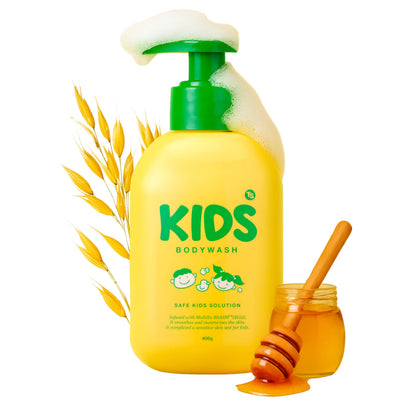 TS Kids Shampoo & Bodywash - Free Sulfates, Parabens, Silicones, Allergen (14.1 fl oz / 400 ml) | Kids Bodywash