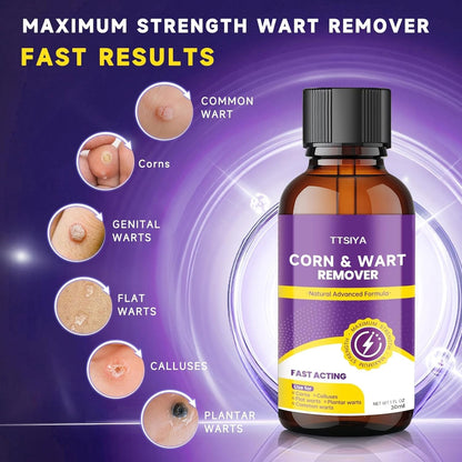 TTsiya Wart Remover Cream & Liquid Freeze Off – Fast Acting Salicylic Acid Wart Treatment (20g & 30ml)