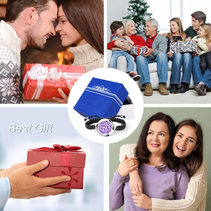 ttstar Essential Oil Diffuser Bracelet – Stainless Steel Locket, Adjustable Band