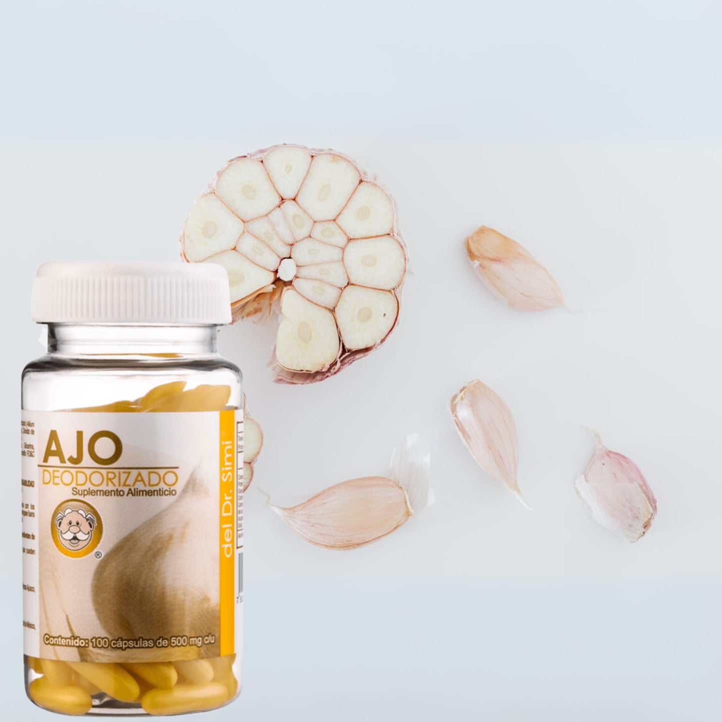 Tu Salud Plus Odorless Garlic Capsules – 100 Count Organic Garlic Supplement