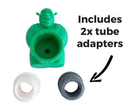 TUBECAPZ Shrek Pooping Toothpaste Topper – Adapters for Crest & Colgate Tubes