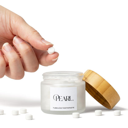 Pearl Jar & Fluoride Mint Tablets — Dentist-Developed Starter Kit