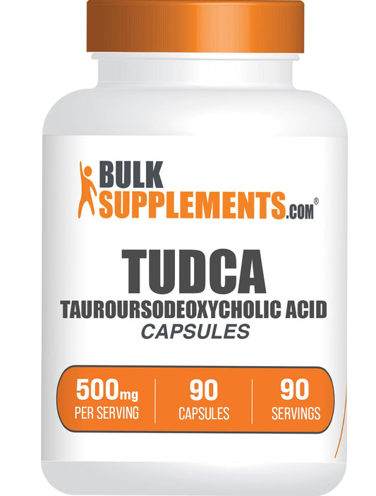 BulkSupplements TUDCA Capsules - Tauroursodeoxycholic Acid 500mg | Gluten Free | 90 Capsules BritishVita | Premium UK Vitamins & Wellness Supplements