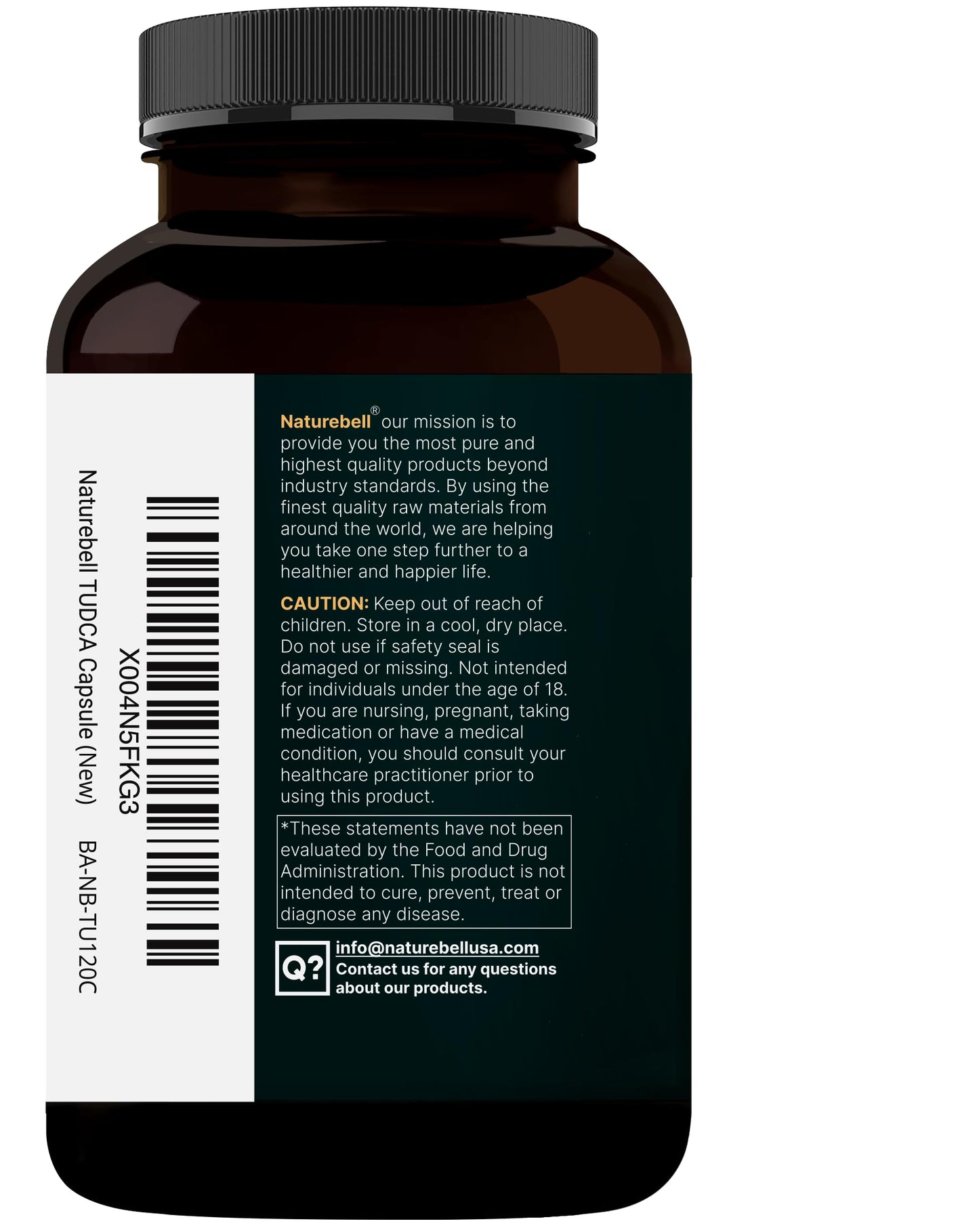 TUDCA 500mg with OX Bile 125mg – 120 Capsules | Liver Support