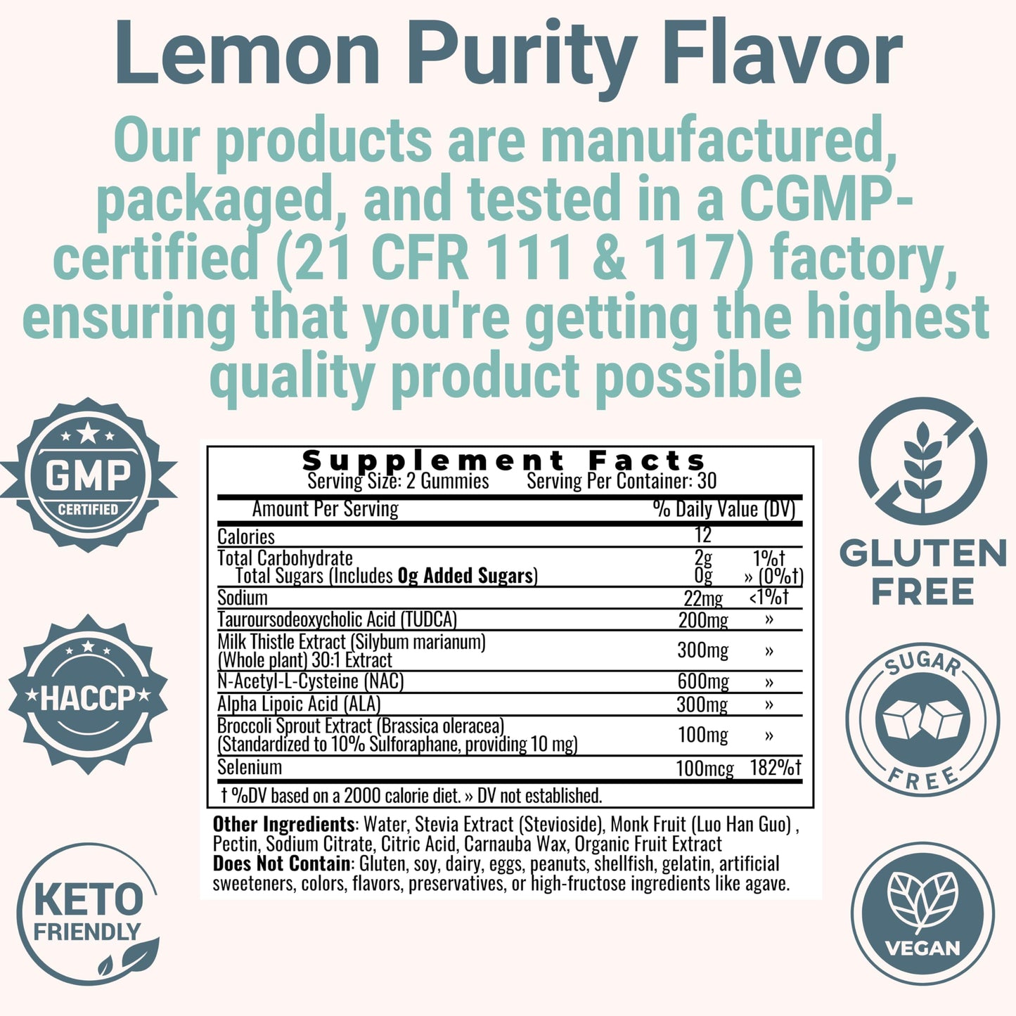 TUDCA NAC ALA Gummies – N‑Acetylcysteine, Alpha Lipoic Acid, Sulforaphane
