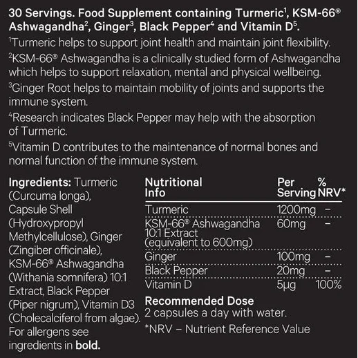 Cannaray Turmeric Capsules 1200mg