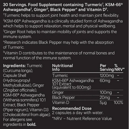 Cannaray Turmeric Capsules 1200mg