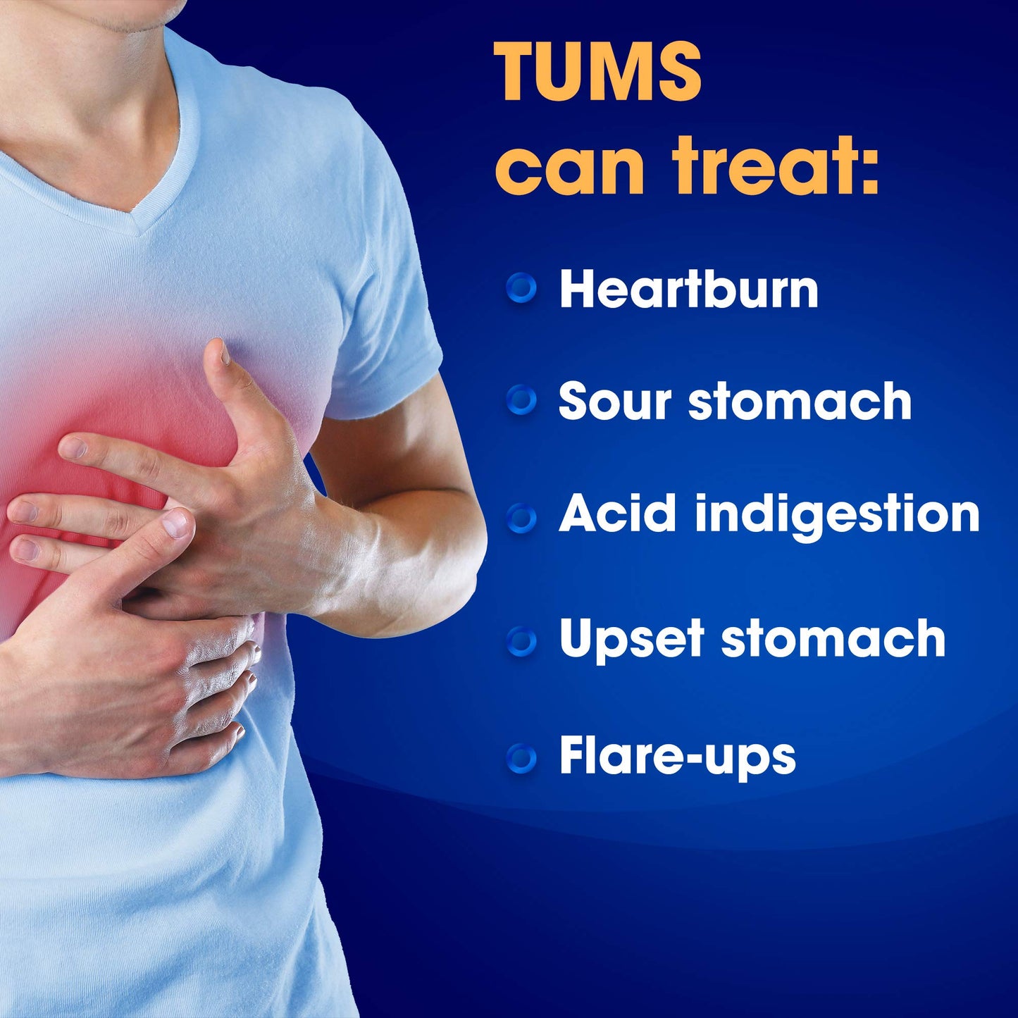TUMS EX Assorted Berries – 8 Count (Pack of 12) | Fast-Acting Heartburn Relief