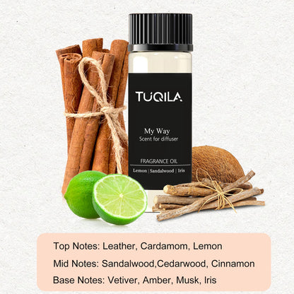 Tuqila Hotel Luxury Essential Oil Set – 3x20ml Diffuser Oils (My Way, Diamond, Hope)