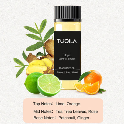 Tuqila Hotel Luxury Essential Oil Set – 3x20ml Diffuser Oils (My Way, Diamond, Hope)