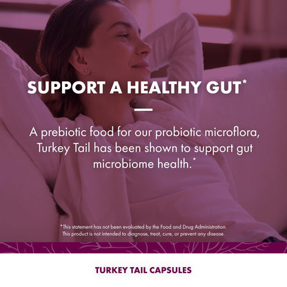 Host Defense Turkey Tail Capsules - 240 ct (Two 120 ct) - Immune & Digestive Health
