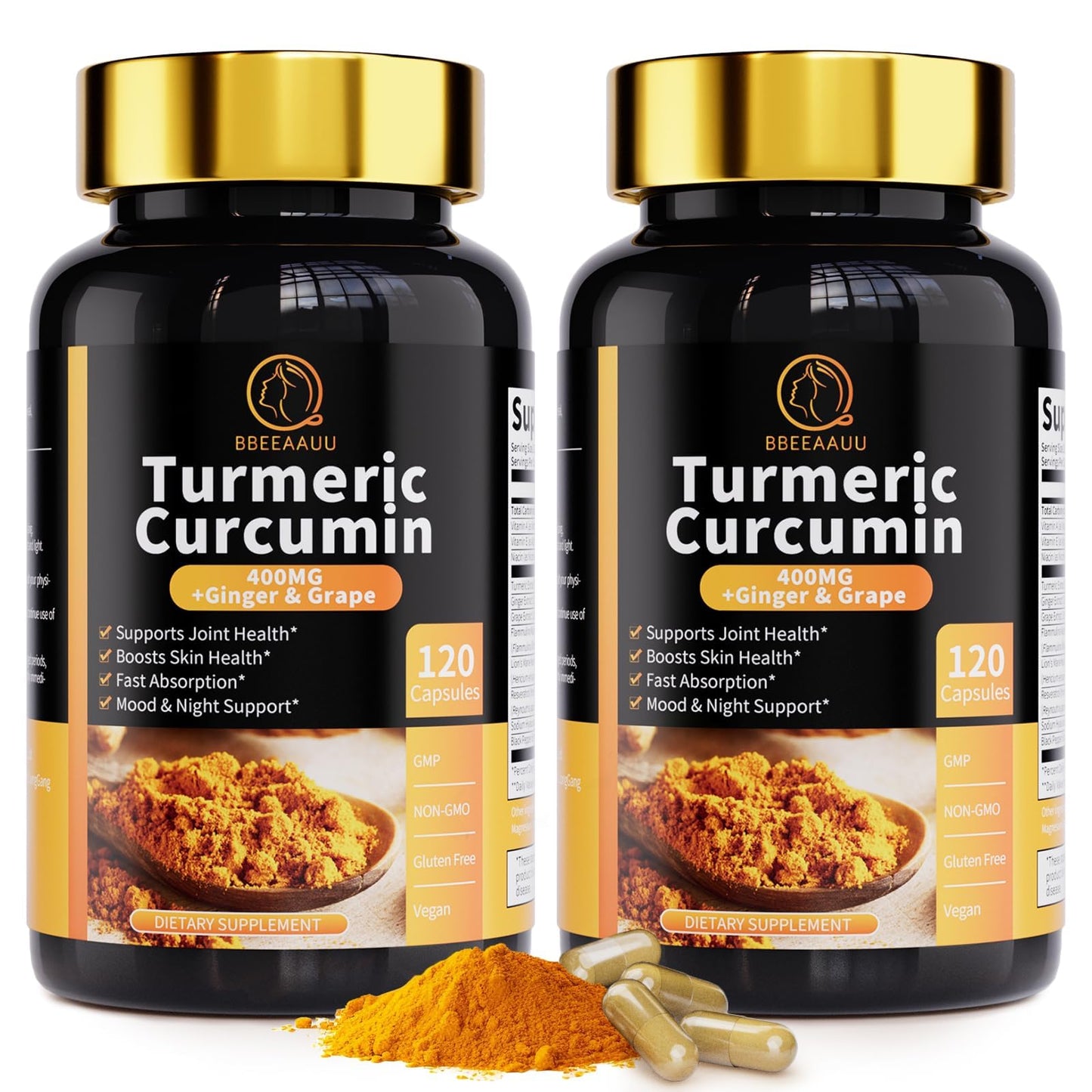 Turmeric Curcumin Supplement – 11-in-1 with Black Pepper | 95% Curcuminoids