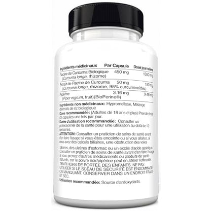 Turmeric Curcumin 1500mg with BioPerine – 95% Curcuminoids, Joint Support