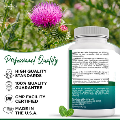 Liver Cleanse Detox & Repair – Milk Thistle & Chanca Piedra Liver Support | 120 Count