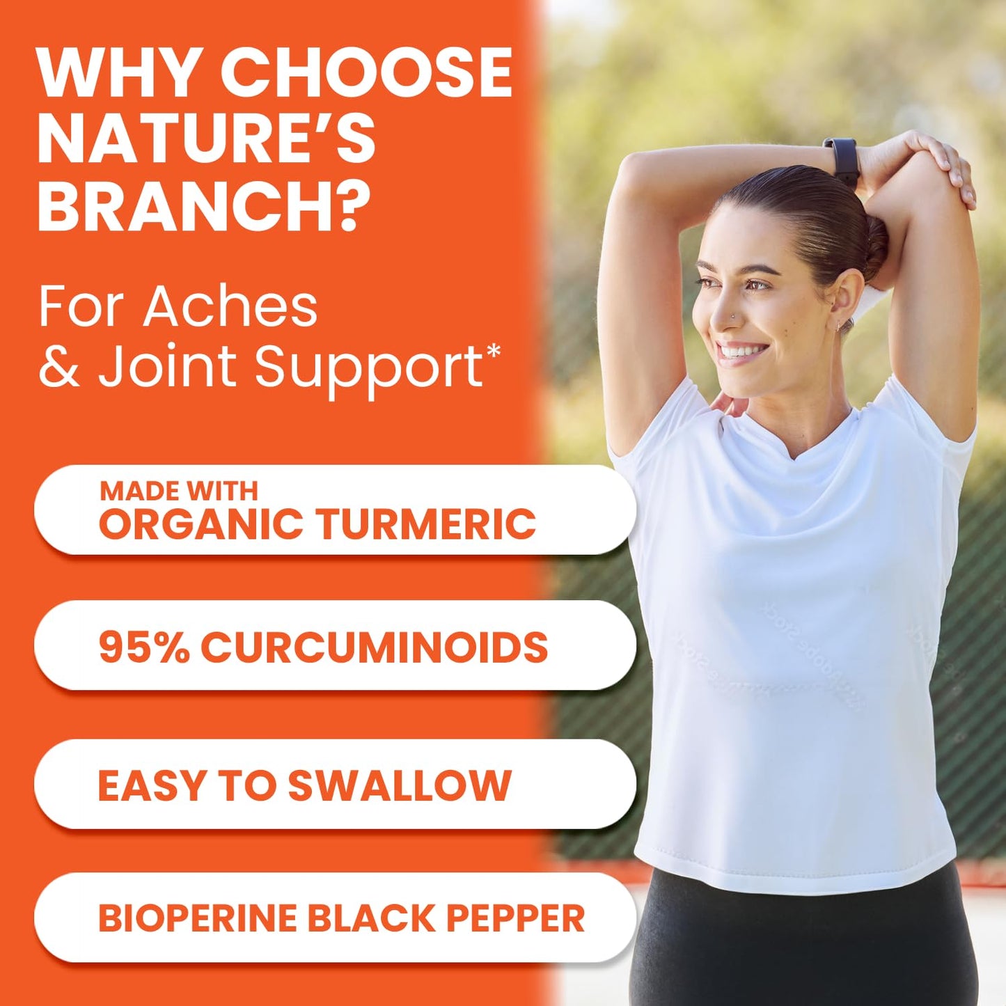Turmeric Curcumin with Black Pepper – Organic, 1965mg, 200 Capsules