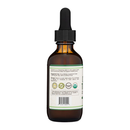 Organic Turmeric Drops with Black Pepper – 1,180mg per Serving | Double Wood