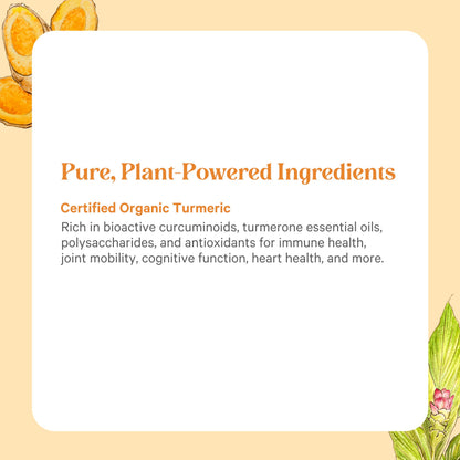Pure Synergy SuperPure Turmeric Extract | Organic Curcumin 500 mg | 60 Capsules