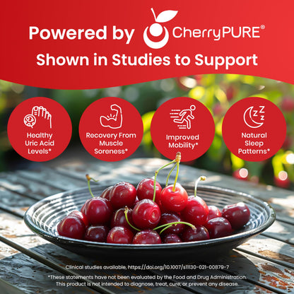 3-in-1 Tart Cherry Capsules with Turmeric & Celery Seed for Joints & Uric Acid Support | 60 Veggie Capsules | Made in USA