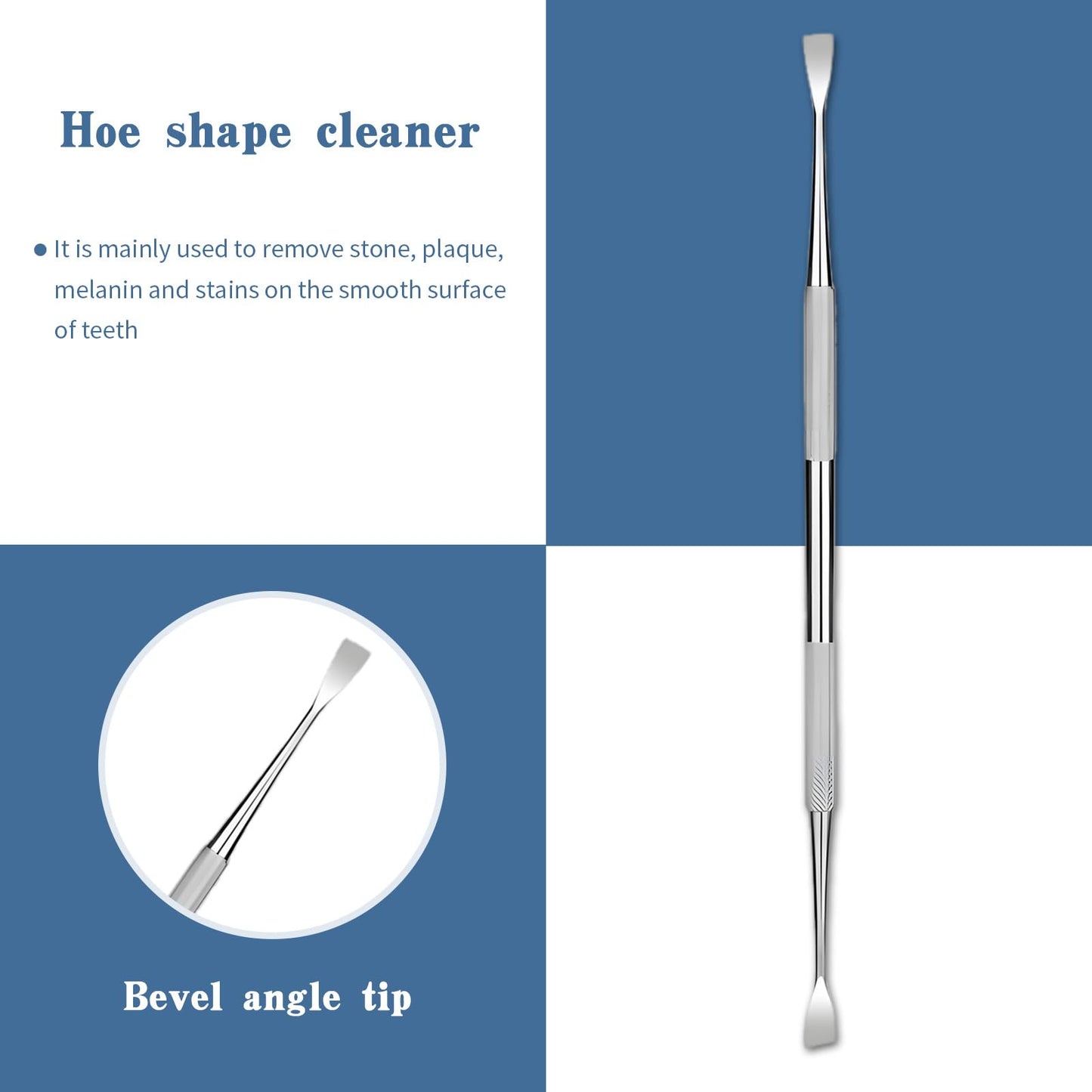 6-Piece Dental Tools Set – Stainless Steel Hygiene Kit with Case