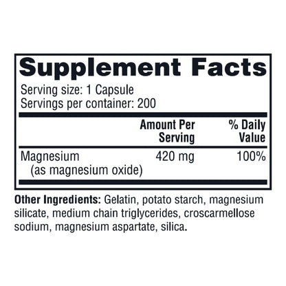 Twinlab Magnesium Caps - High Absorption Magnesium for Leg Cramps Relief