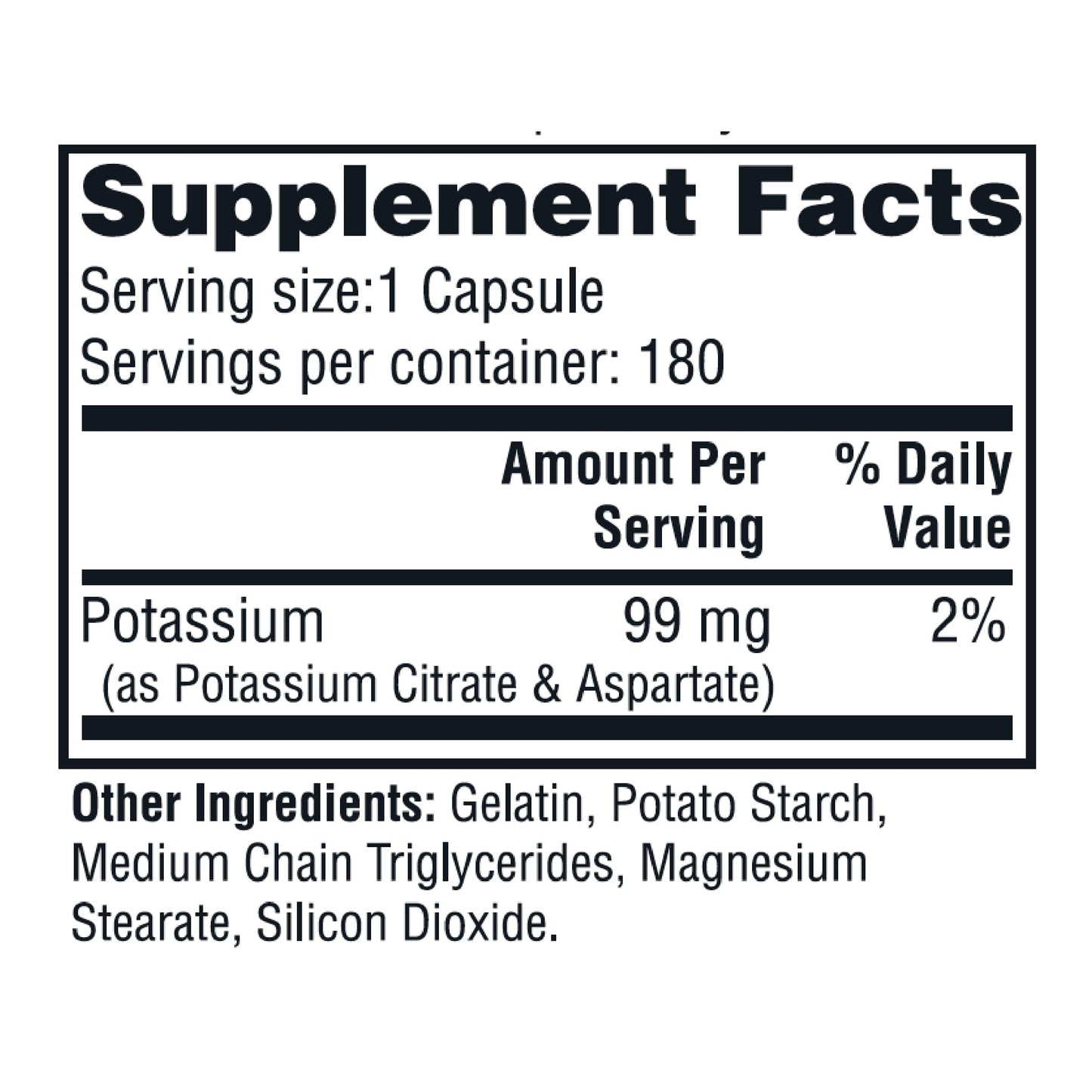 Twinlab Potassium Caps - Electrolyte Support for Heart & Muscle Health