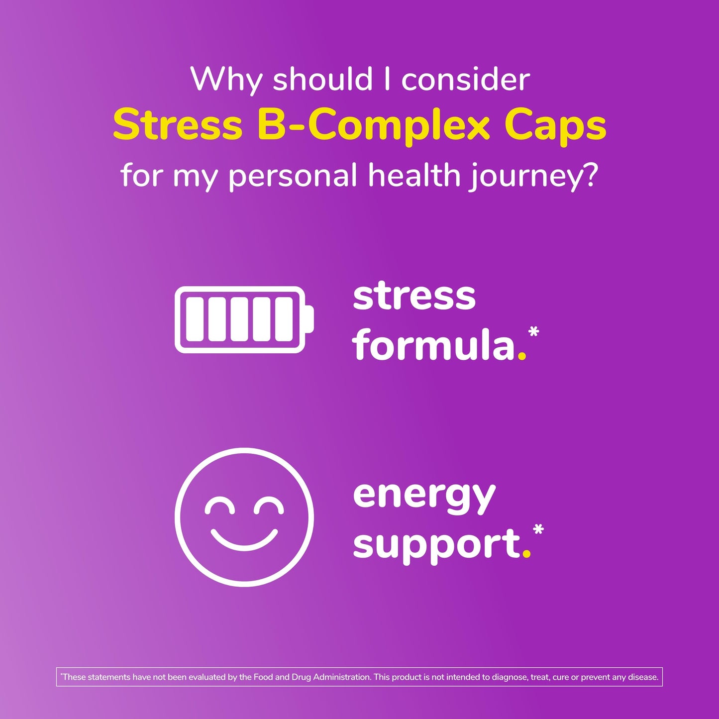 Twinlab Stress B-Complex Caps - Complete B-Complex & 1000 mg Vitamin C (Pack of 2)