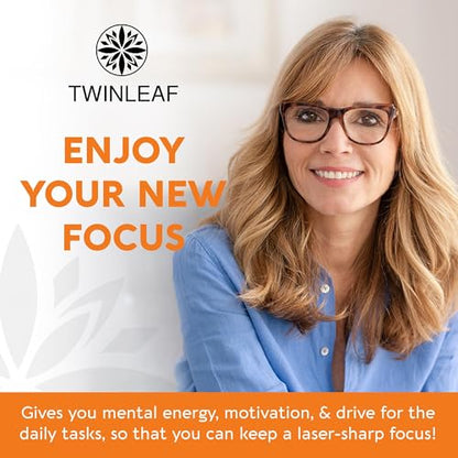 TWINLEAF Dopamine Brain Support Supplement - 1000 mg Blend | Made in USA | 60 Capsules