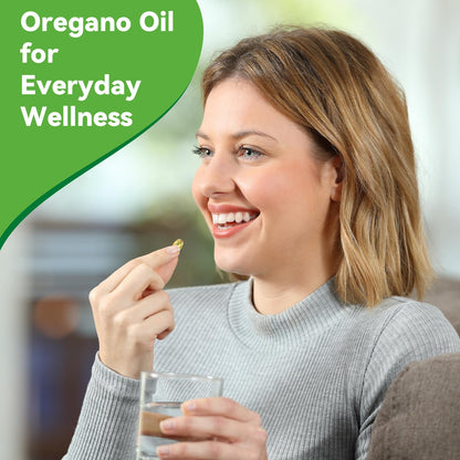 Oil of Oregano with Black Seed Oil – 6000mg Capsules, Organic, Carvacrol & Thymoquinone, 2 Bottles (120 Softgels)