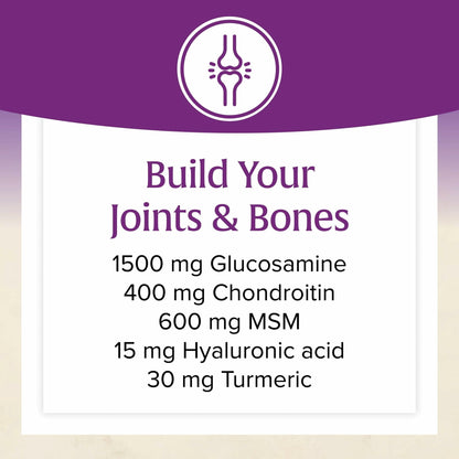 Natural Factors OsteoMove Joint Care – Extra Strength, Non-GMO, 120 Tabs (60 Servings)