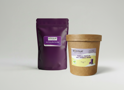 Siocolat Ube Bundle - Purple Protein Ube Powder Drink and Ube Champorado