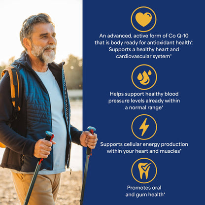 Puritan's Pride Ubiquinol 100 mg – Cardiovascular Health | 60 Rapid Release Softgels