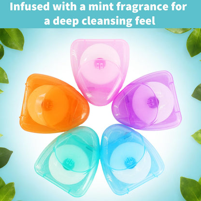 UCEHIPAW 120 Boxes Dental Floss – Mint Waxed, Travel Size, 164 ft Each