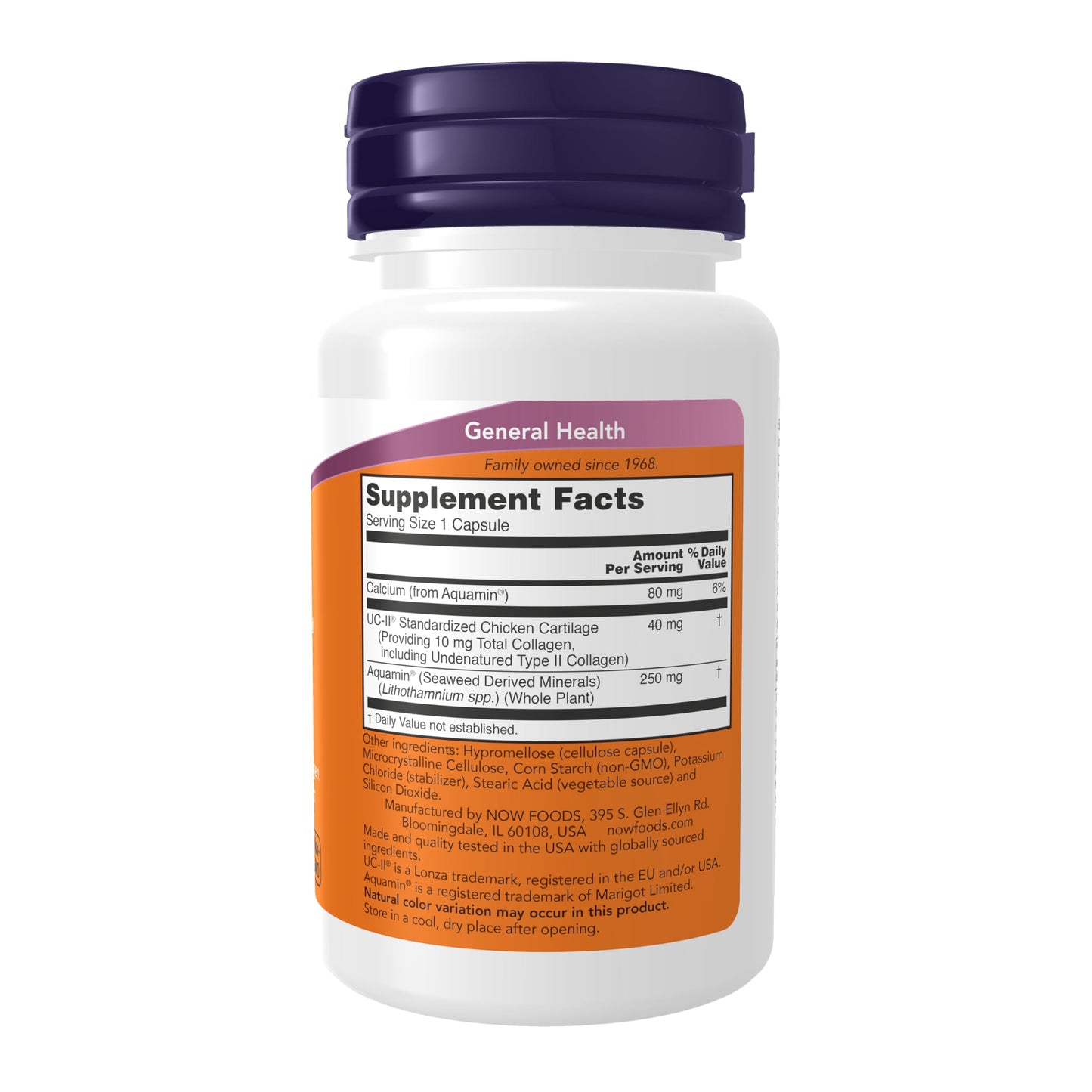 NOW Foods UC-II Type II Collagen (Undenatured) - 60 Veg Capsules