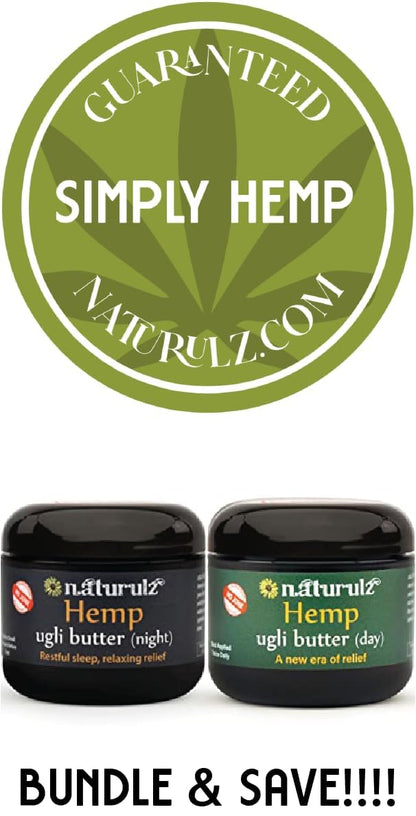 Ugli Butter Hemp Day & Night Bundle (2pk) 4oz – Daytime & Nighttime Topicals