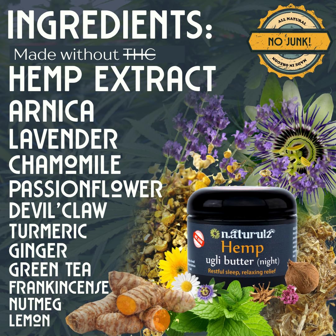Ugli Butter Hemp Day & Night Bundle (2pk) 4oz – Daytime & Nighttime Topicals