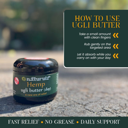 Ugli Butter Daytime Hemp 4oz – Targeted Muscle & Joint Therapy