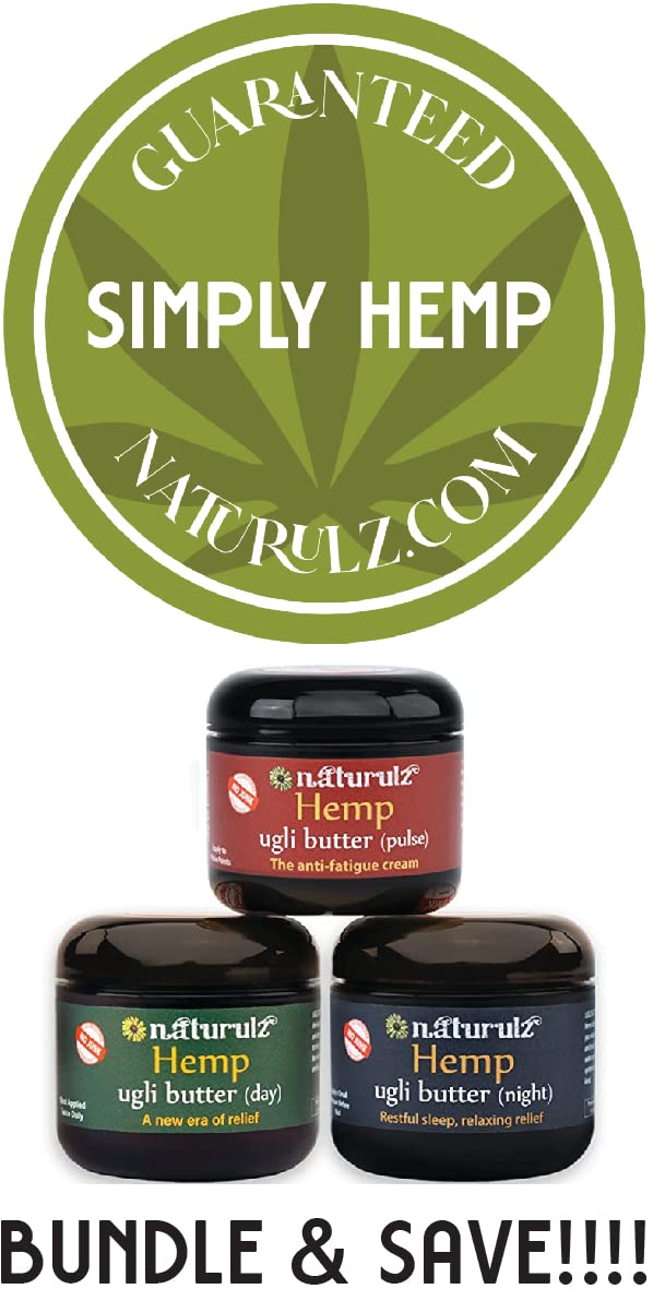 Naturulz Ugli Butter 3-Piece Bundle: Day, Night & Pulse Topicals