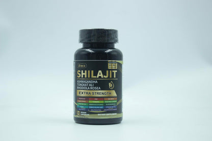 Uheco Shilajit Supplement with Sea Moss, Ashwagandha & Tongkat Ali – 90 Count
