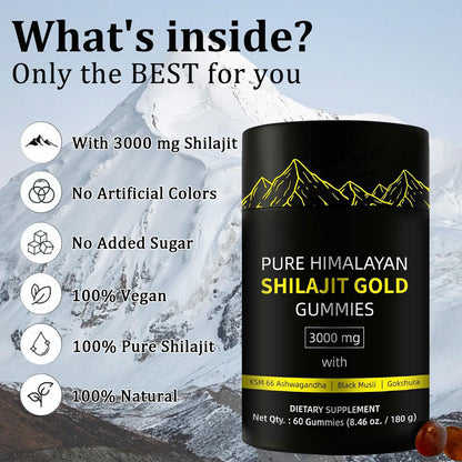 Ultimapeak Shilajit Gummies – Alpha Gummies for Men | Lab Tested, No Added Sugar