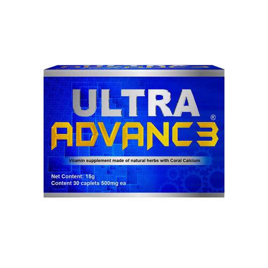 Ultra Advance 3 - Original Blue Herbal Capsules BritishVita | Premium UK Vitamins & Wellness Supplements