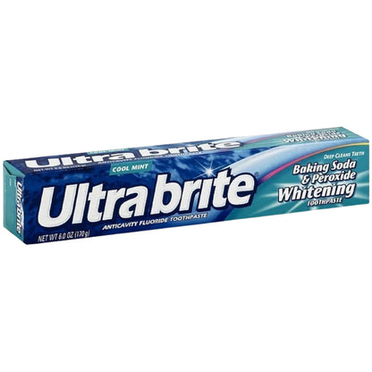 Ultra Brite Bk Sda Size 6z Ultrabrite Baking Soda & Peroxide Whitening Toothpaste