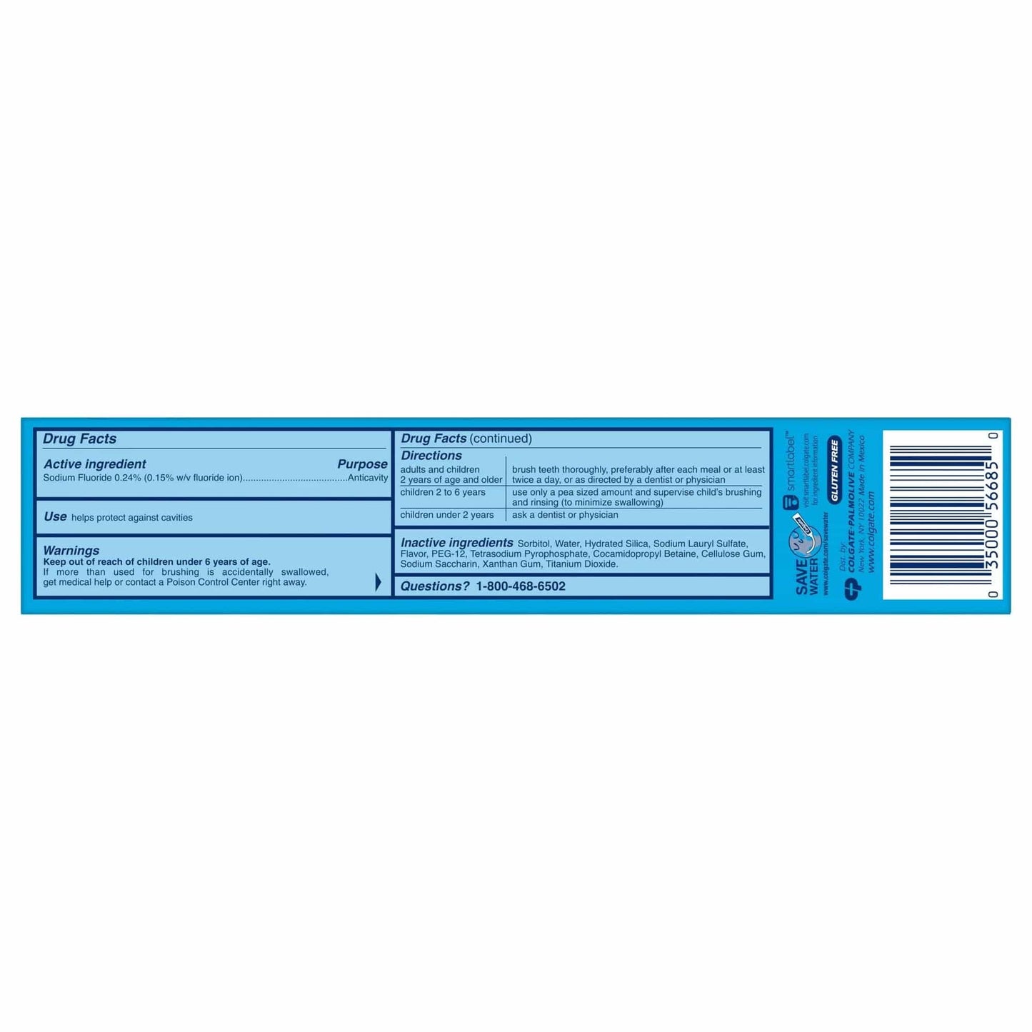 Ultra Brite Advanced Whitening Toothpaste Clean Mint 6 oz – Pack of 7