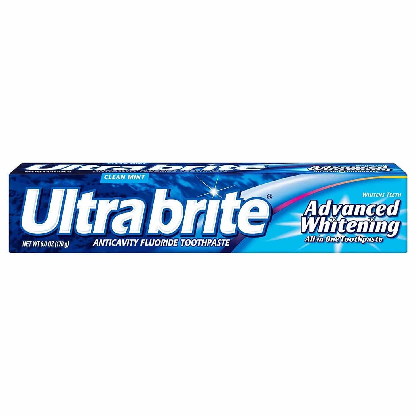 Ultra Brite Advanced Whitening Toothpaste Clean Mint 6 oz – Pack of 7