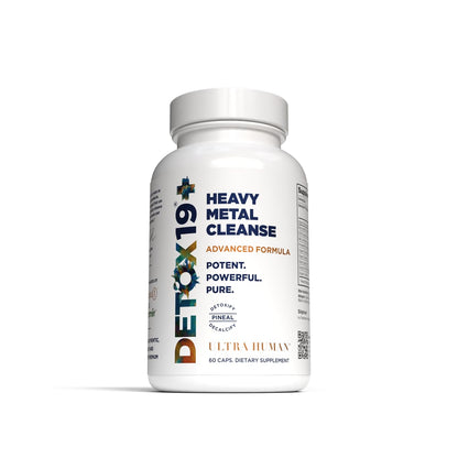 Ultra Human Daily Wellness: Heavy Metal Detox Cleanse with Zeolite, Shilajit, NAC & Organic Greens (60 capsules)