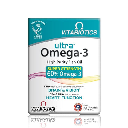 Ultra Omega 3 High Potency 60 Caps - Premium Fish Oil Supplement
