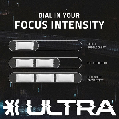 Ultra Focus Pouches Variety Pack (3 Cans) Nicotine-Free, Caffeine-Free | Nootropic Energy & Clarity | Ultra Pouches